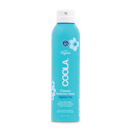 Coola Organic Classic Sunscreen Spray SPF 50 Unscented